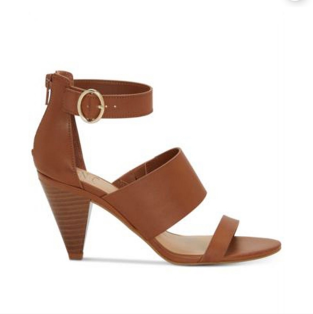 NWOT - INC International Concepts Brown Heel. Woman's Size 6 1/2. - Picture 2 of 9
